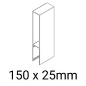 Knotwood Batten 150mm x 25mm Female/Part B (KEB5025M Compatible) - 6500mm